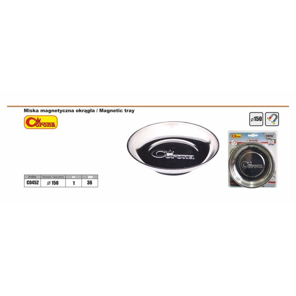 Corona Miska magnetyczna okrągła 150mm (C0452)