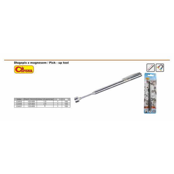 Corona Długopis z magnesem udźwig 4kg (C0457)