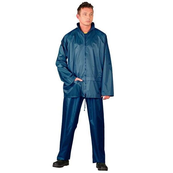 Komplet przeciwdeszczowy XXXL granatowy