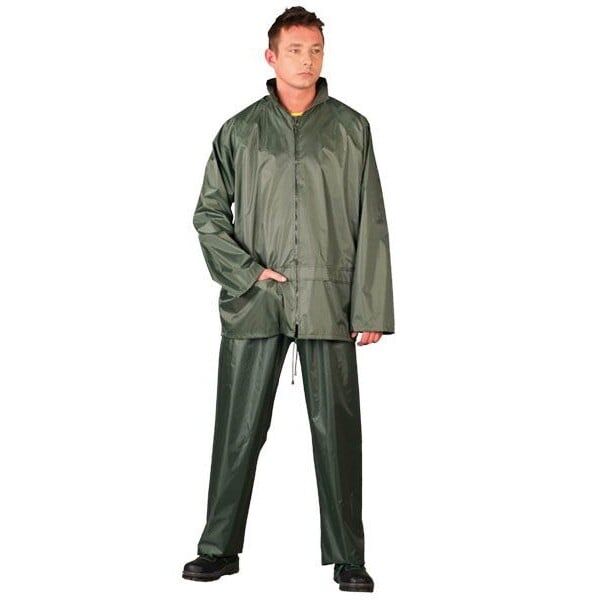Komplet przeciwdeszczowy XXXL zielony