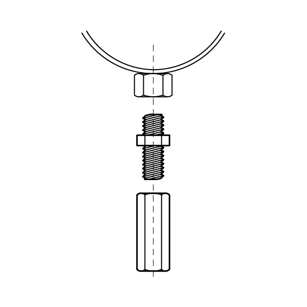 Walraven Nakrętka BIS przedłużana M10x30 - 6453930