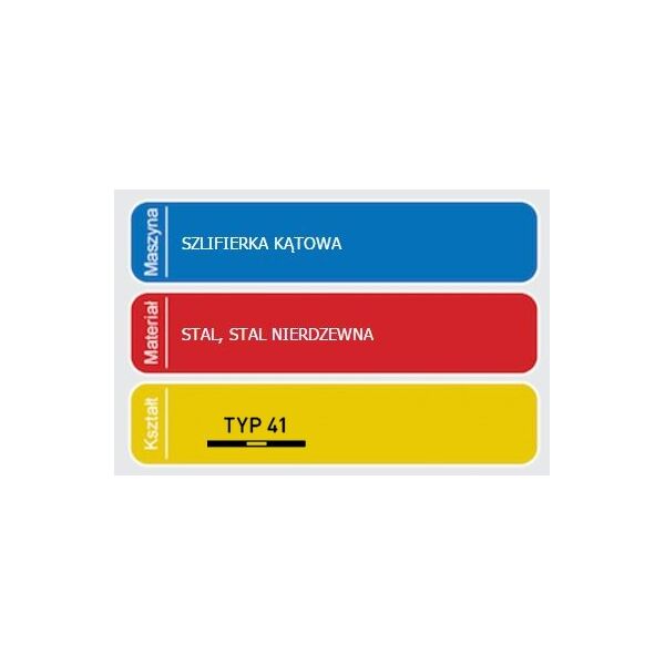 Norton Clipper Tarcza flex Vulcan A 41 125x22,2x2,5 do stali (66252925443)