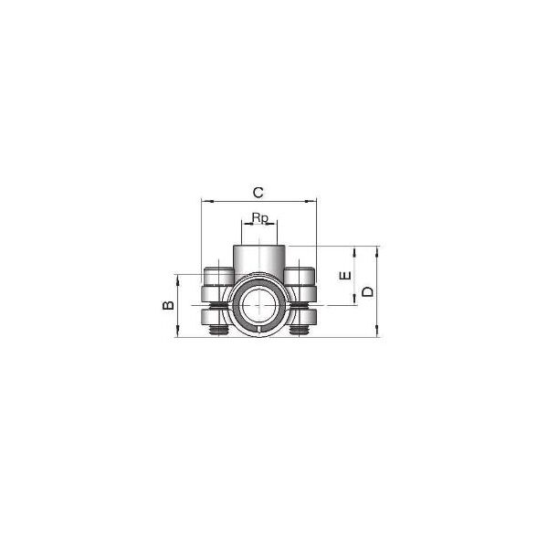 Gebo Obejma remontowa-naprawcza do rur ANB 6/4x3/4" - 01.261.28.0502