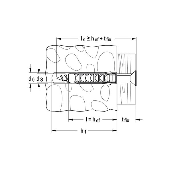 Fischer Kołek rozporowy SX 6x50mm R 78185