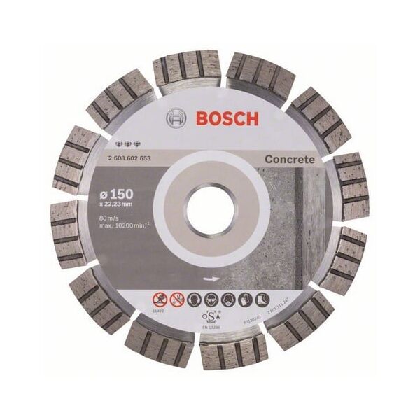 Bosch Tarcza tnąca diamentowa Best for Concrete 150 x 22mm - 2608602653