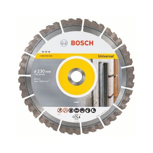 Bosch Tarcza tnąca diamentowa Best for Universal 230 x 22mm - 2608603633