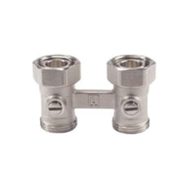 Honeywell Zawór podwójny odcinający do grzejników kompaktowych uszczelnienie stożkowe 3/4" - V2495DX020