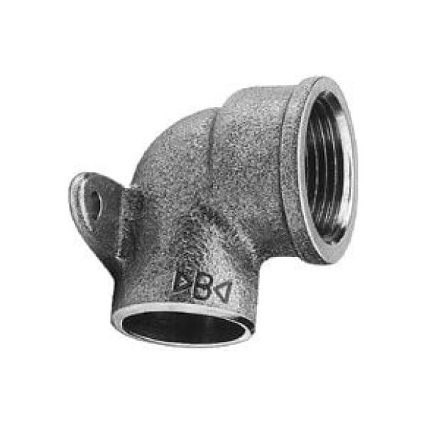 Conex Kolano ścienne do połączeń lutowanych i gwintowych 18x1/2" brąz - 4472G018004000