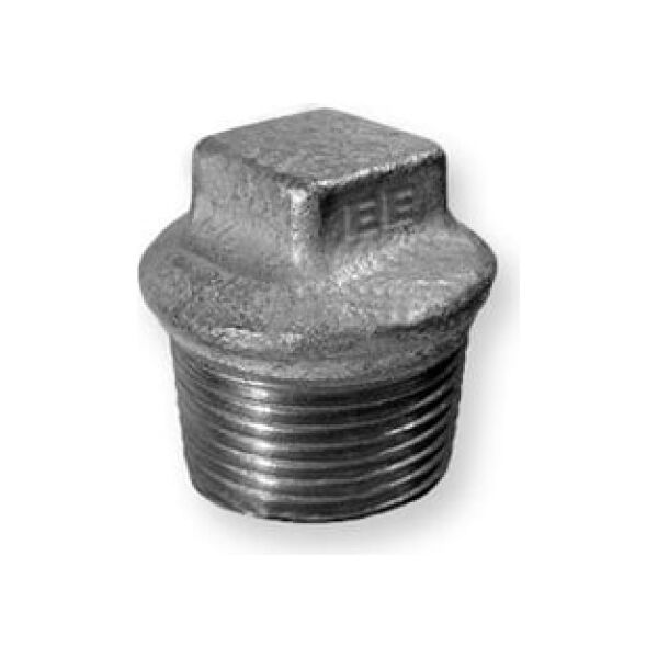 Odlewnia Zawiercie Korek z obrzeżem T9 5/4" czarny - 13849