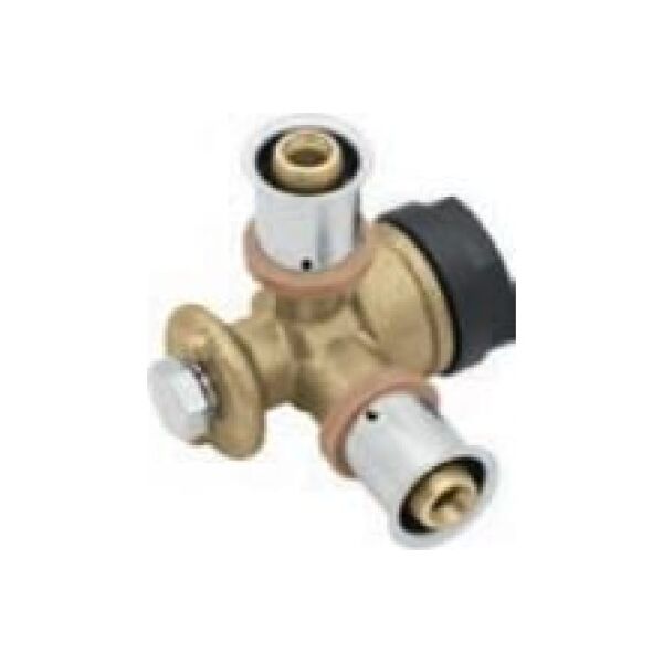 KAN-therm Podejście do baterii mosiężne PRESS kątowe 16mm G1/2" - K-905003