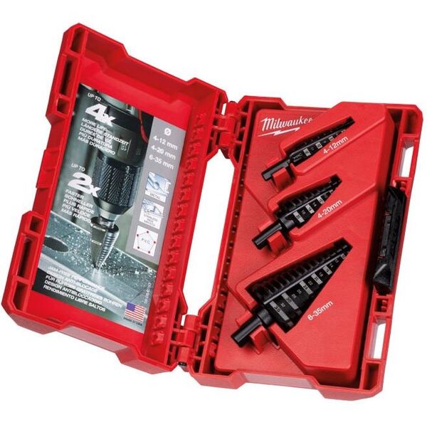 Wiertło Milwaukee 4 - 12mm zestaw 3 szt. (48899399)