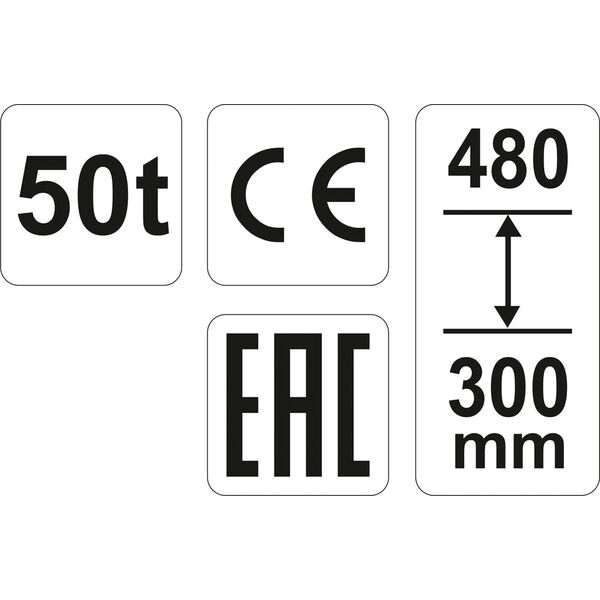 Yato Podnośnik hydrauliczny słupkowy 50T - YT-17008