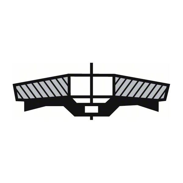 Bosch Listkowa tarcza szlifierska X551 P80 115mm wygięta (2608606754)