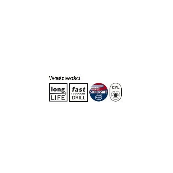 Wiertło Bosch walcowe 6,5mm (B2608596061)