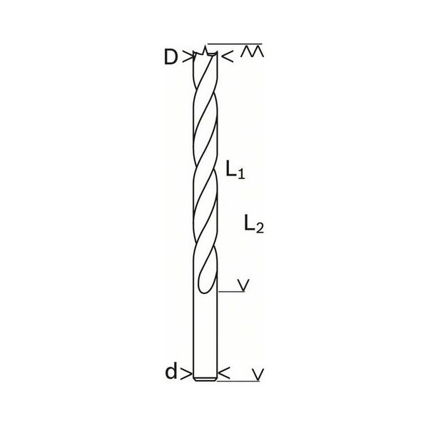 Wiertło Bosch kręte 12mm (2608597190)