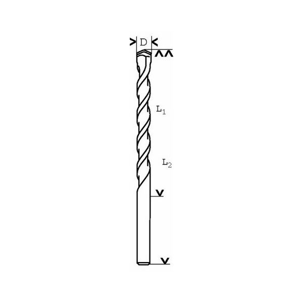 Wiertło Bosch do betonu walcowe 4 5 6 10 8mm zestaw (2607010524)