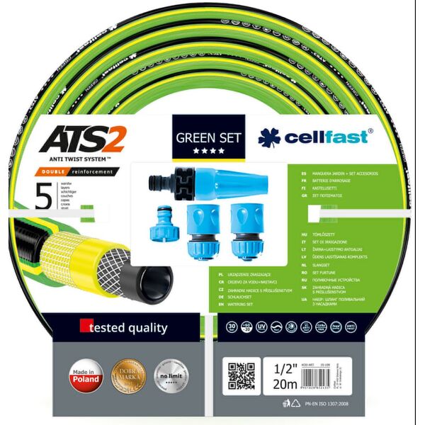 Cellfast Zestaw zraszający Green ATS 1/2" 20m (15-109)