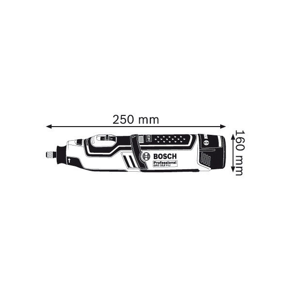 Bosch Urządzenie akumulatorowe GRO 12V-35 Professional + akcesoria (0.601.9C5.001)
