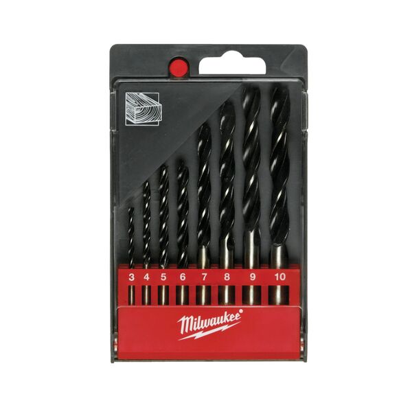 Wiertło Milwaukee kręte 6 8 10 7 3 4 5 9mm zestaw (4932352466)