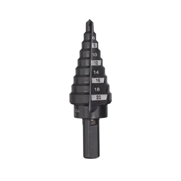 Wiertło Milwaukee stopniowe walcowe 4 6 10 12 14 16 8 18 20mm  (48899320)