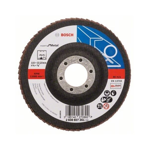 Bosch Listkowa tarcza szlifierska X551 P120 115mm (2608607352)