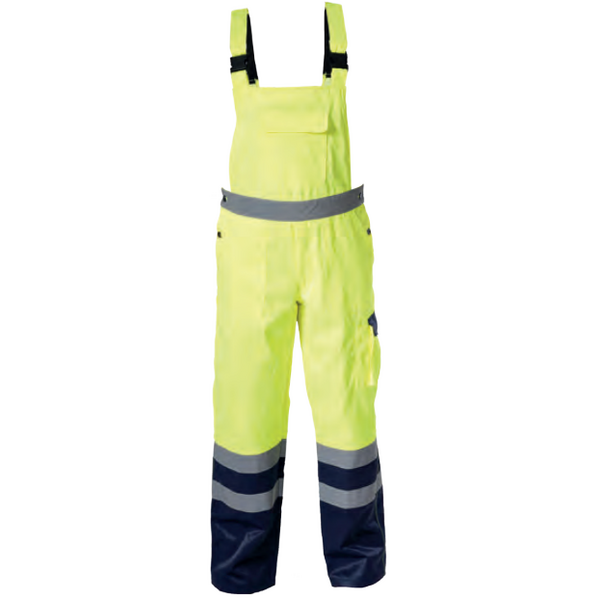 Lahti Pro Spodnie ogrodniczki ostrzegawcze letnie rozmiar XL żółte (L4110504)