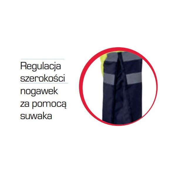 Lahti Pro Ogrodniczki ostrzegawcze zimowe żółte S (L4110301)