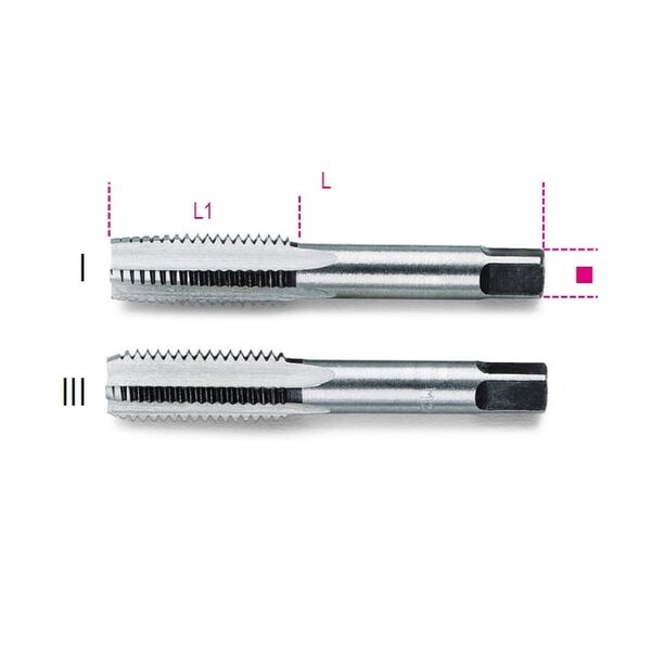 Beta Tools Gwintownik ręczny M18x2 2szt. (004330223)