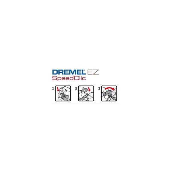 Dremel Zestaw startowy EZ SpeedClic 2 tarcze + trzpień (2615S406JC)