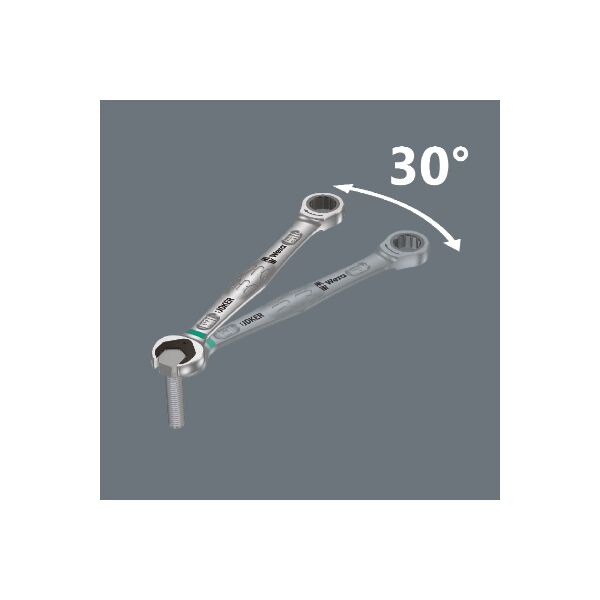 Wera Klucz płasko-oczkowy z grzechotką 13mm (05073273001)