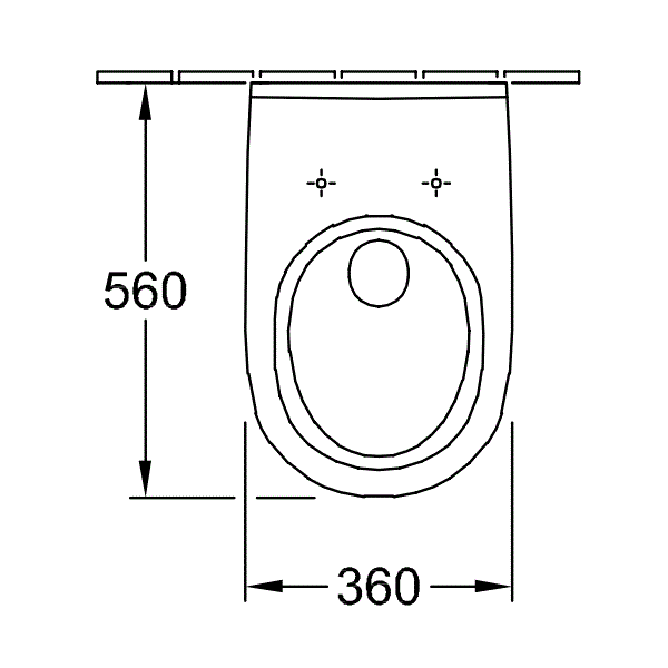 Miska WC Villeroy & Boch O.novo wisząca (5660H101)