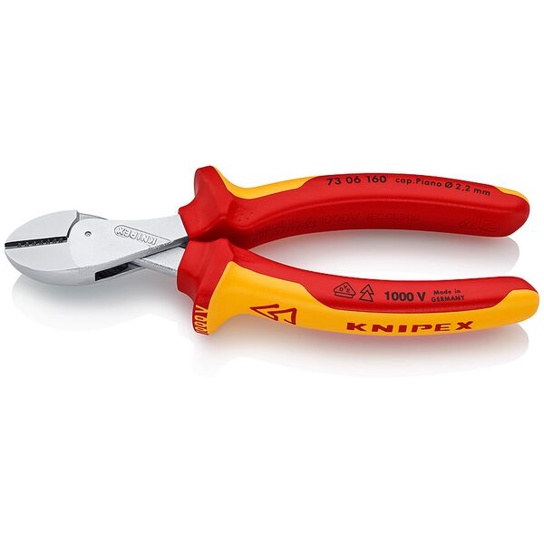 Knipex Szczypce tnące boczne X-Cut izolowane 160mm (7306160)