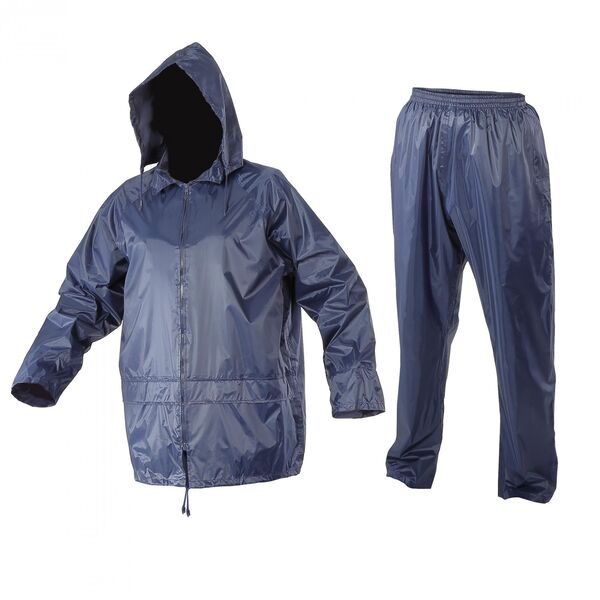 Lahti Pro Komplet przeciwdeszczowy kurtka + spodnie granat XXXL (L4140106)