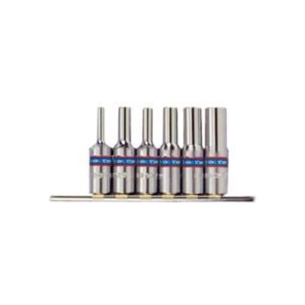 King Tony Zestaw nasadek Torx 3/8" E4-E14 długich 6szt. (3116PR)