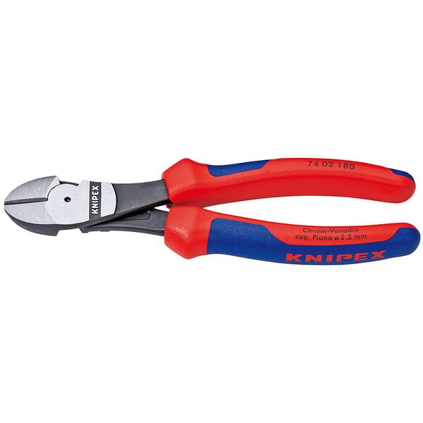 Knipex Szczypce tnące boczne o zwiększonym przyłożeniu 180mm (7402180)