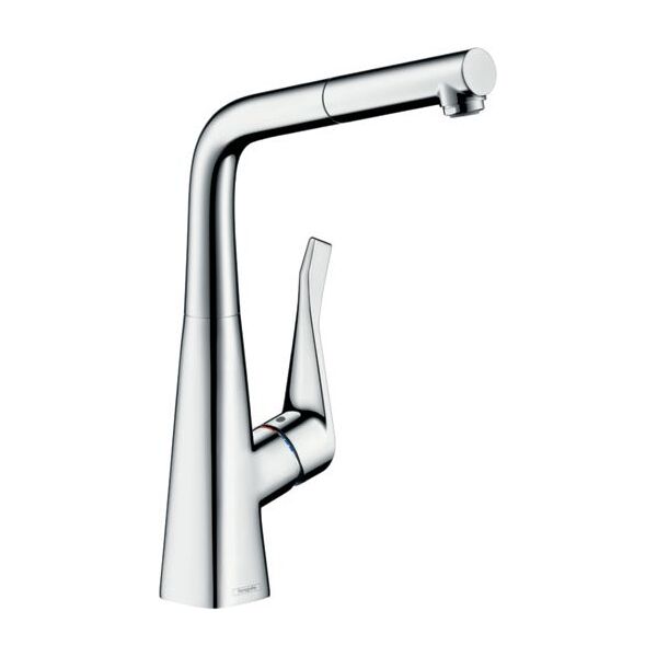 Bateria kuchenna Hansgrohe Metris stojąca chrom (14821000)