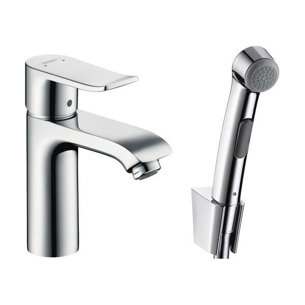 Bateria bidetowa Hansgrohe Metris stojąca chrom (31285000)