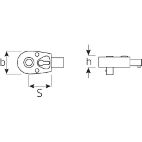Stahlwille Końcówka wtykowa QuickRelease do klucza dynamometrycznego 3/8" (58253005)