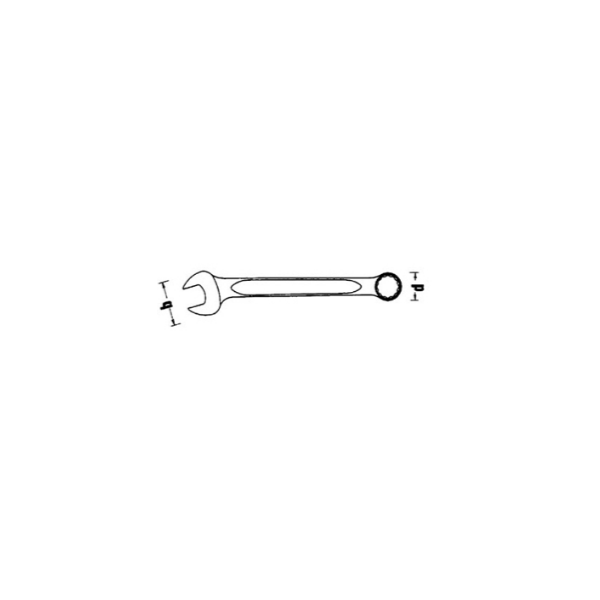 Stahlwille Klucz płasko-oczkowy 22mm (40082222)