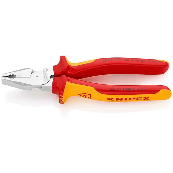 Knipex Szczypce uniwersalne izolowane 180mm (02 06 180)