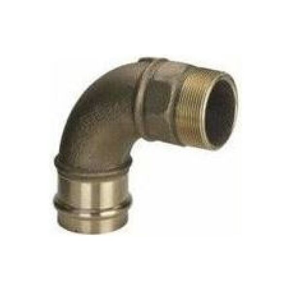 Viega Łuk przejściowy 90° 15mm x 1/2" brąz (112 950)