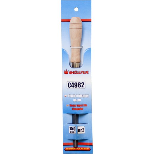 Corona Pilnik trójkątny do pił nr. 2 z rączką 150mm (C4982)
