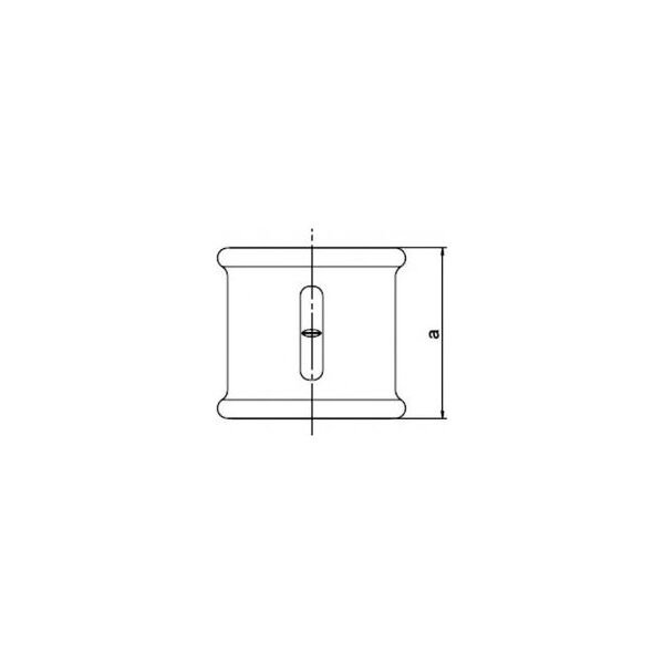 Odlewnia Zawiercie Mufa redukcyjna M2 3/4 x 1/2" czarna