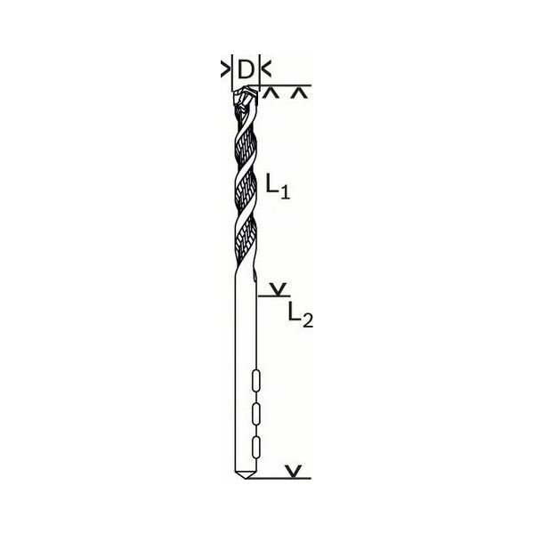 Wiertło Bosch walcowe 3mm  (2608588136)