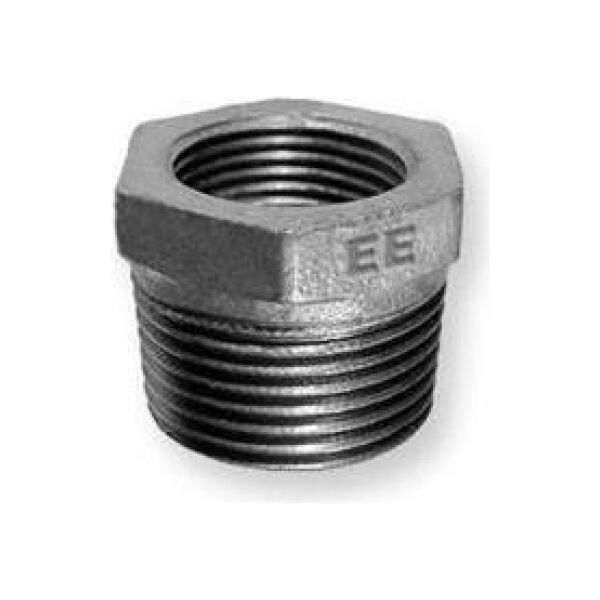 Odlewnia Zawiercie Złączka zwężkowa 1/2 x 1/4" ocynk