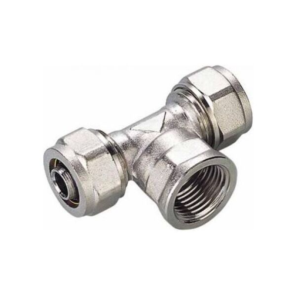 Trójnik PEX-AL-PEX 3/4" x 16 x 16mm gwint wewnętrzny