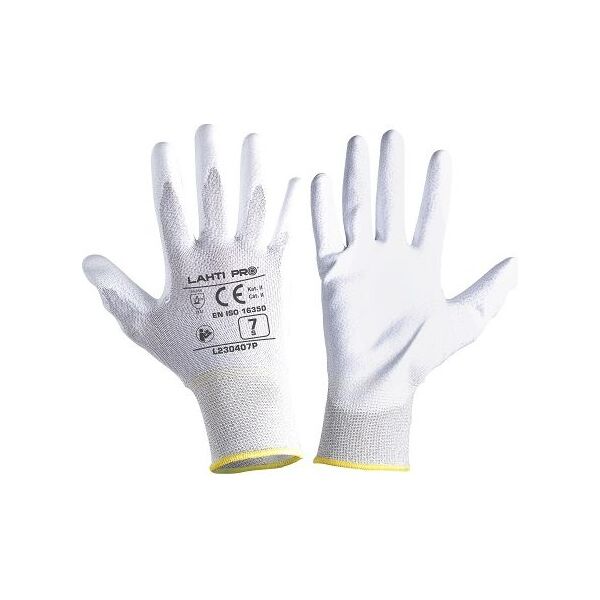 Lahti Pro Rękawice PU antyelektrostatyczne XL (L230410K)