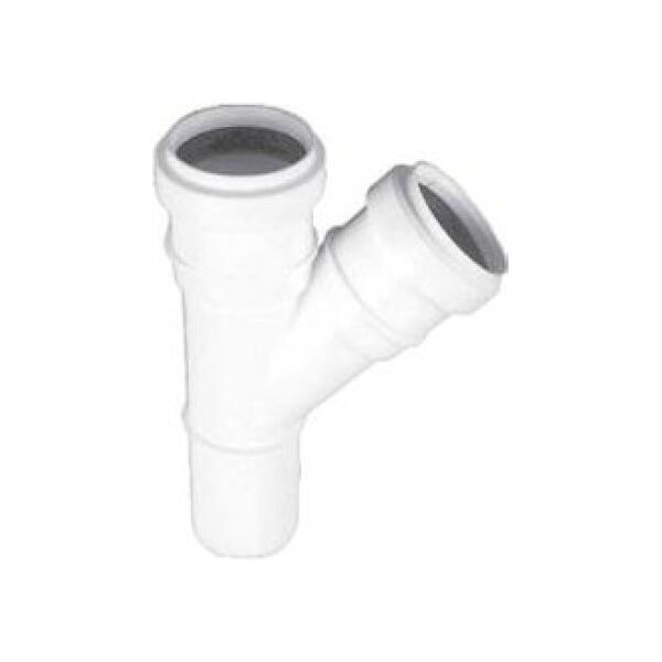 Magnaplast Trójnik 45° kanalizacji wewnętrznej HTEA 32mm biały (422103)