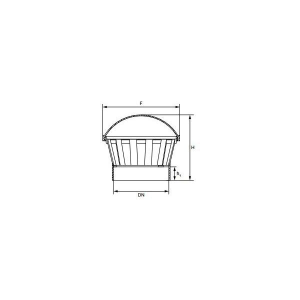 Magnaplast Wywiewka kanalizacji wewnętrznej HT 160mm (99900)