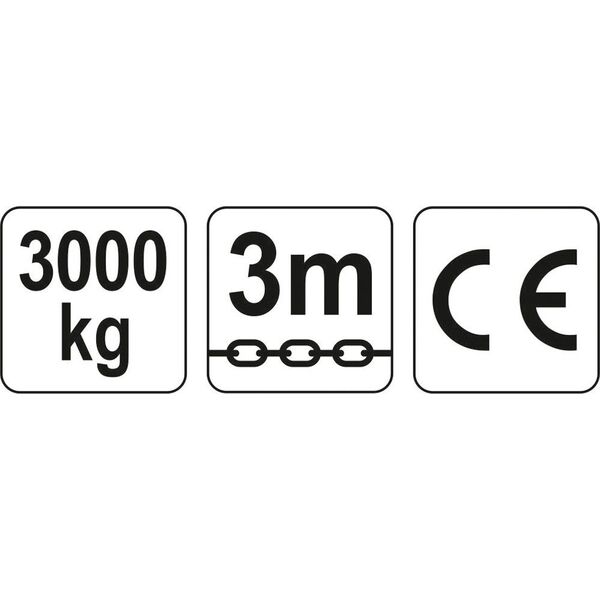 Yato Wyciągarka łańcuchowa 3T 3m (YT-58954)